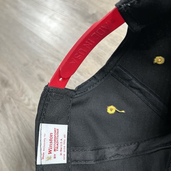 Vintage Jeff Gordon NASCAR Hat Snapback Racing Winston‎ Black Cap Made in USA - Picture 4 of 8